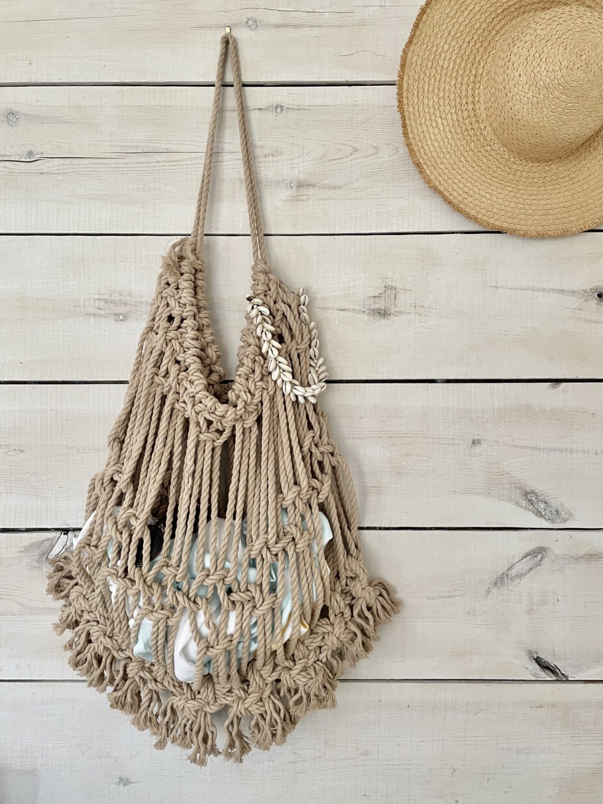 Xl Macrame Beach Bag Isabella Strambio Blog