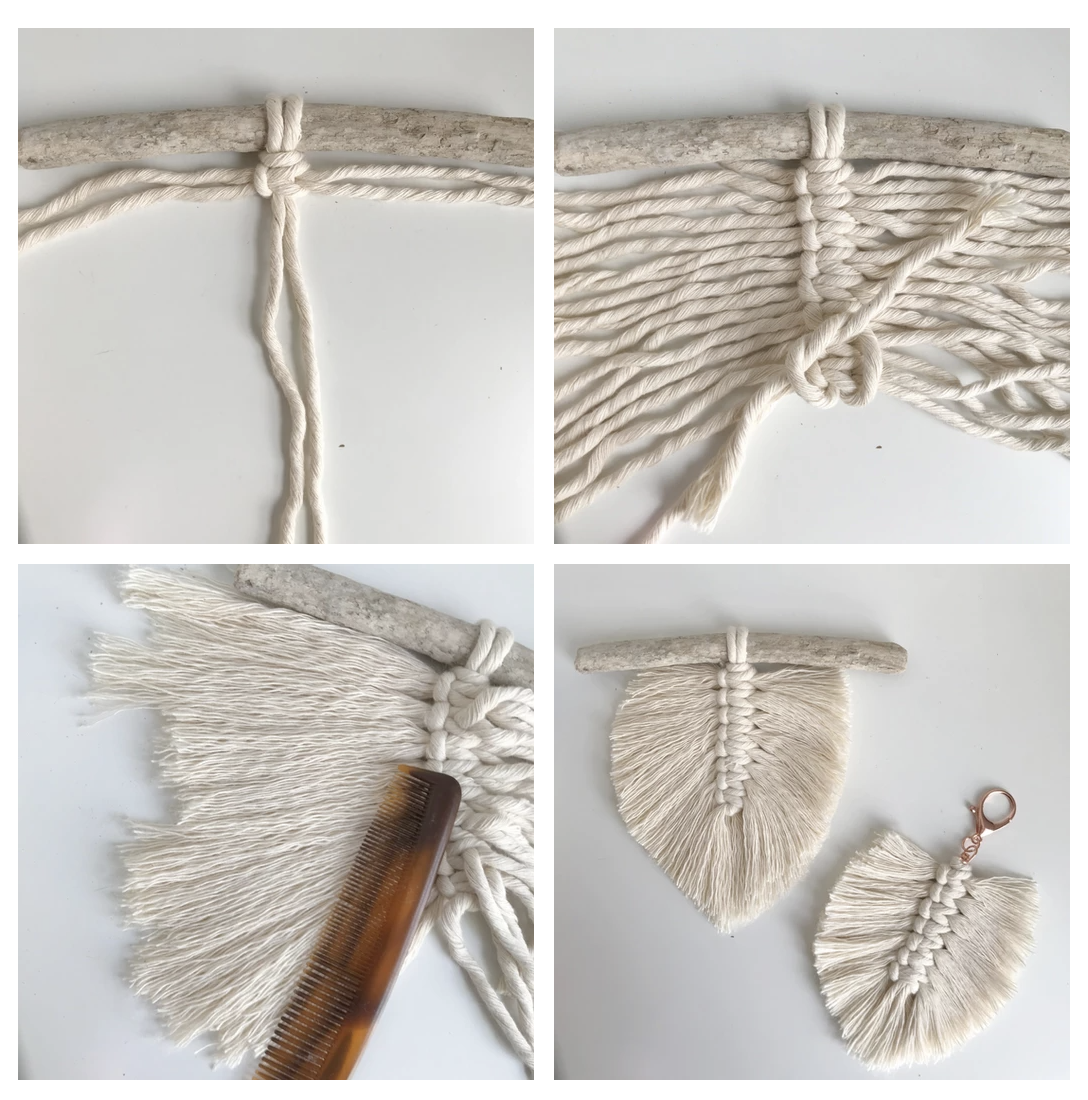 How to Make a Macrame Feather Isabella Strambio Blog