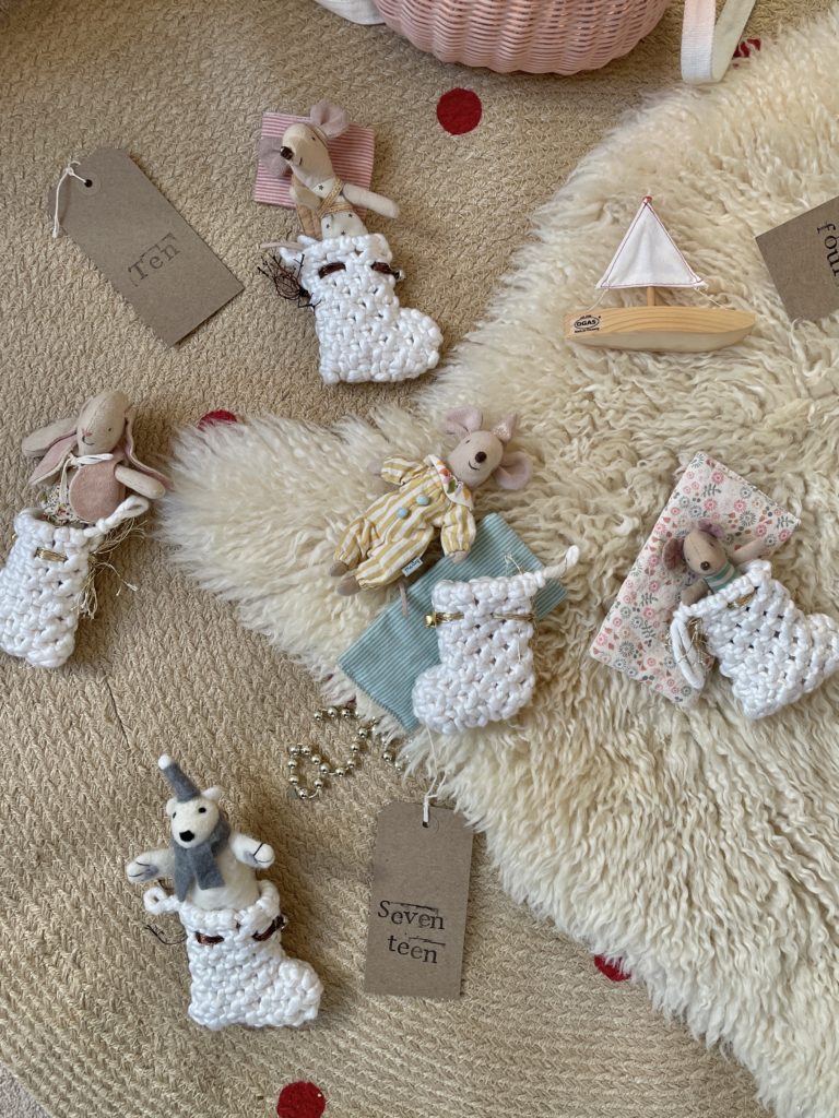 Mini Macrame Stocking