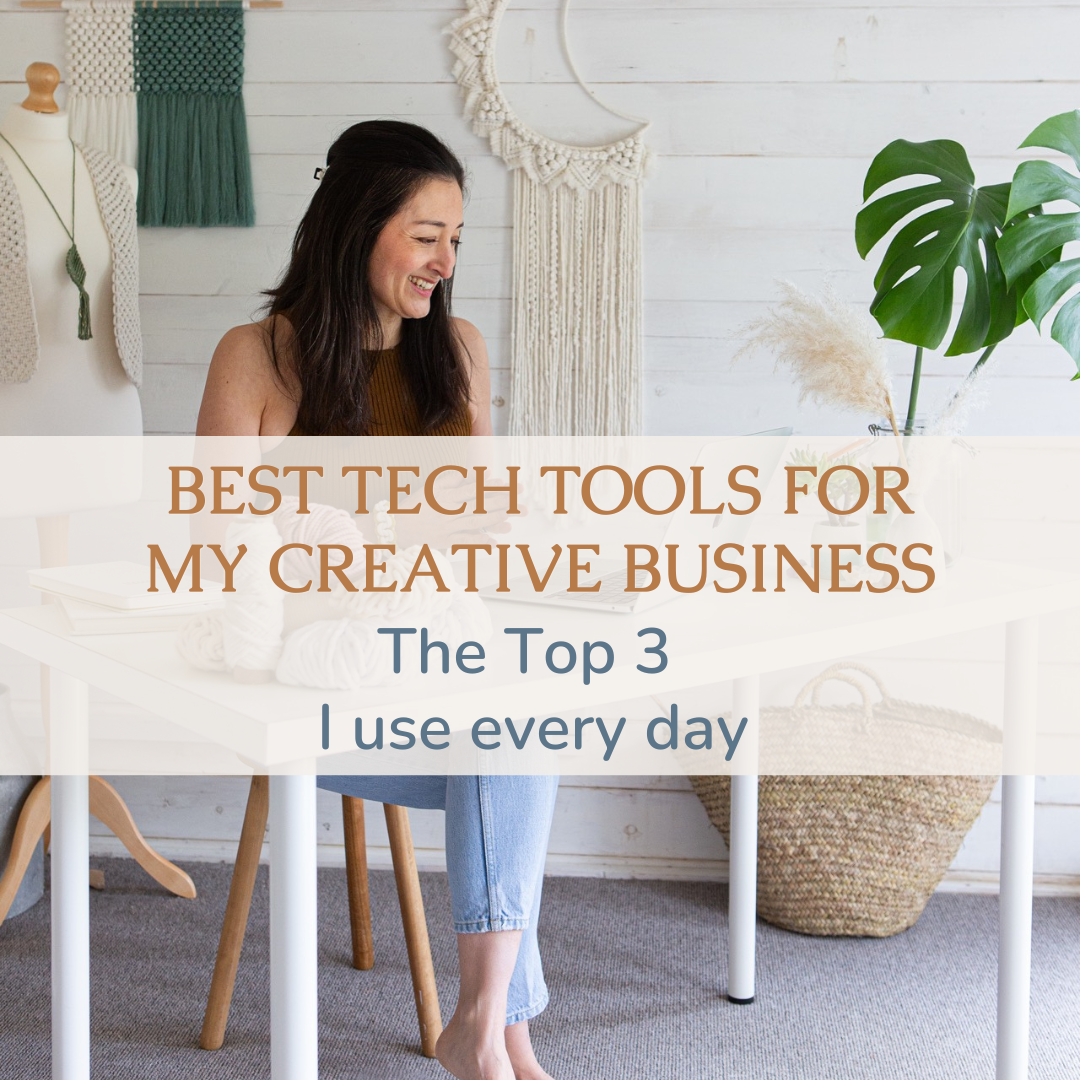 The best 3 tech tools Isabella uses everyday in her creative business